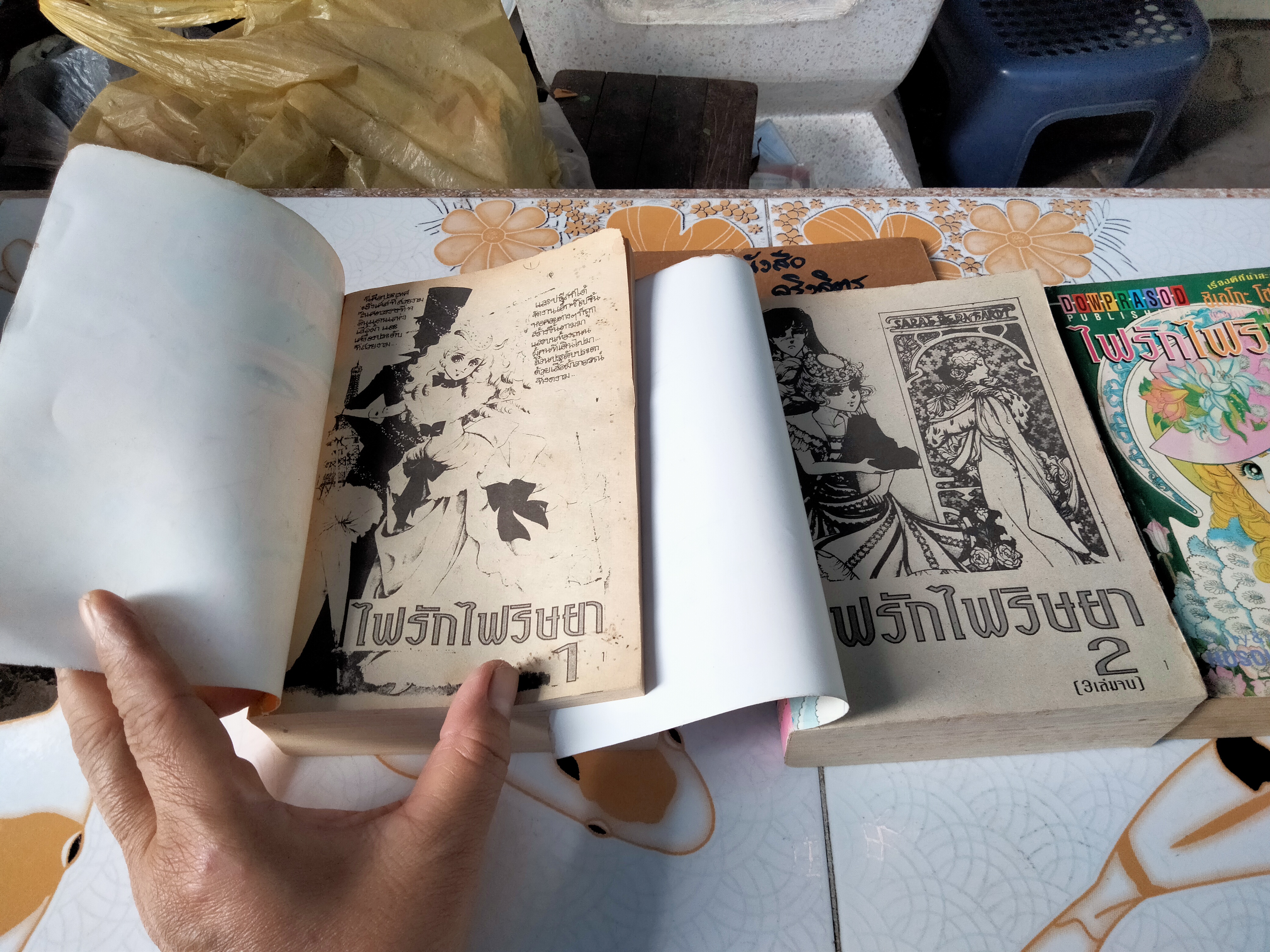 หนังสือการ์ตูน ไฟรักไฟริษยา (3 เล่มจบ) - ชิเอโกะ โฮโซกาว่า (ผู้เขียนคำสาปฟาโรห์) **สินค้าหมด**