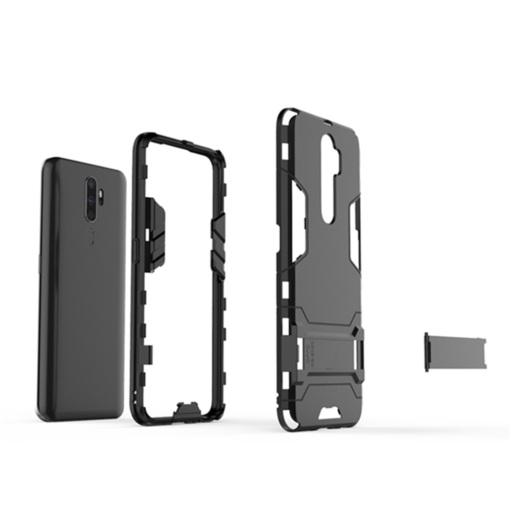 เคส OPPO A9 (2020) / OPPO A5 (2020) #เคสฝาหลังพลาสติก ไฮบริด TPU + Kickstand (สินค้าพร้อมส่ง)