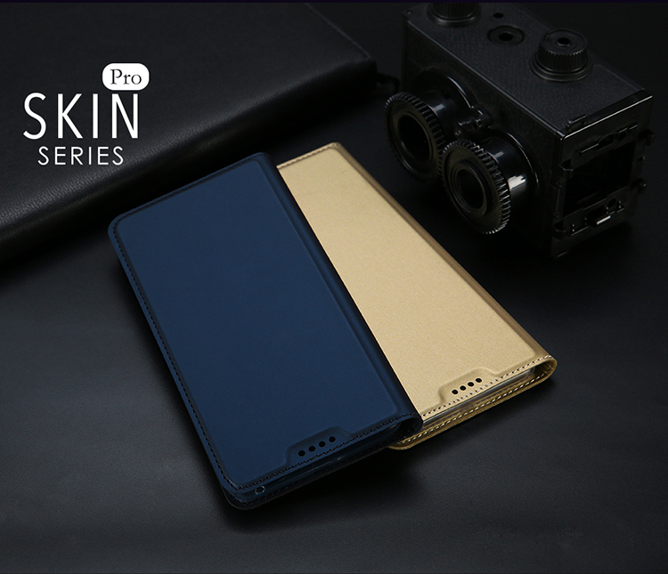 เคส Samsung Galaxy A8 2018 #เคสฝาพับ DUX DUCIS Skin Pro Series #เคสคุณภาพดีราคาเบาๆสบายกระเป๋า