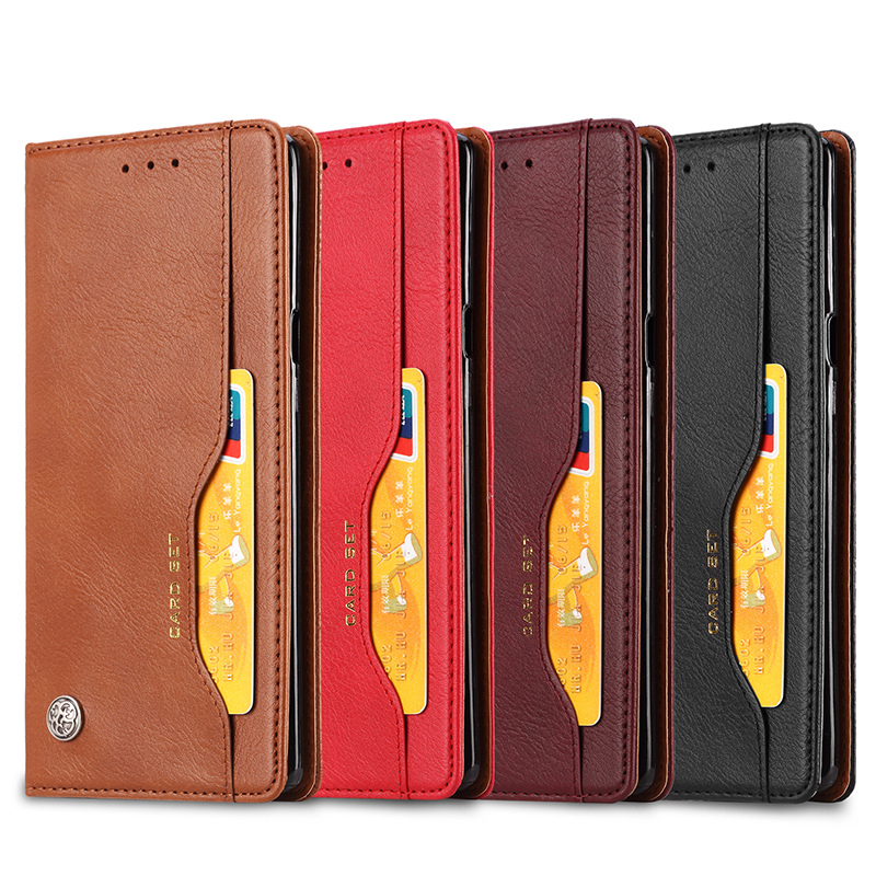 เคส Samsung Galaxy Note 9 #เคสฝาพับแบบกระเป๋าสตางค์หนัง PU มีช่องเสียบบัตรคุณภาพดีราคาถูก