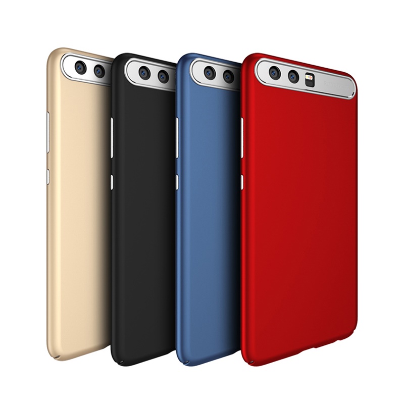 เคส Huawei P10 #เคสฝาหลังพลาสติก IPAKY ผิวด้านป้องกันลายนิ้วมือ สีสันสวยงาม