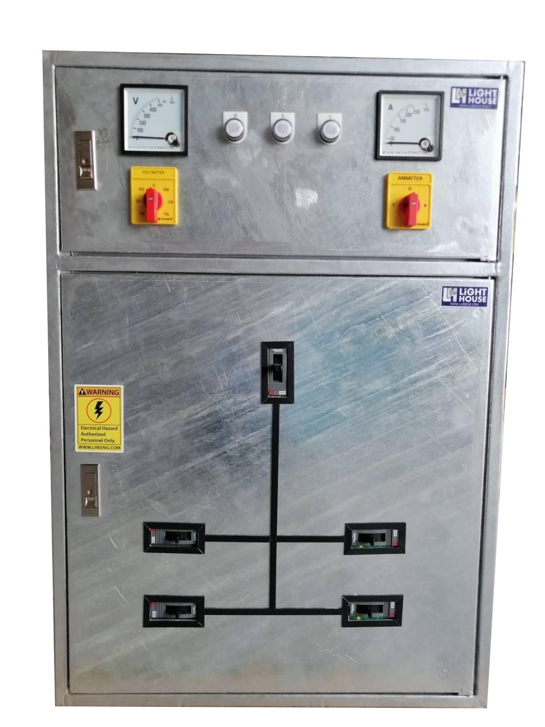 ตู้ควบคุมไฟฟ้ากัลวาไนส์ Hot dip gulvanized ตู้ MDB ขนาด 70x100x20 mm.