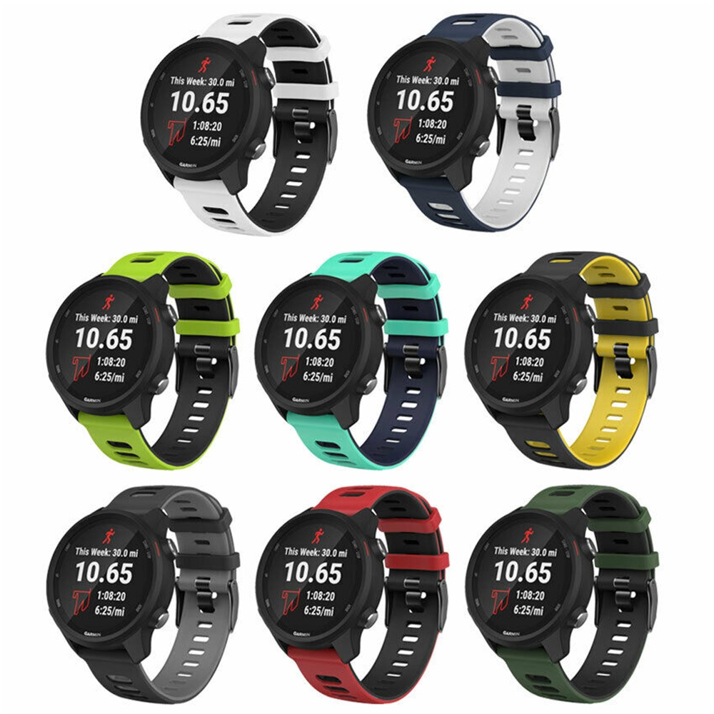 สายนาฬิกาซิลิโคน Garmin Forerunner 245 / 245 Music 645 สายนาฬิกาขนาด 20 มม (AA1)