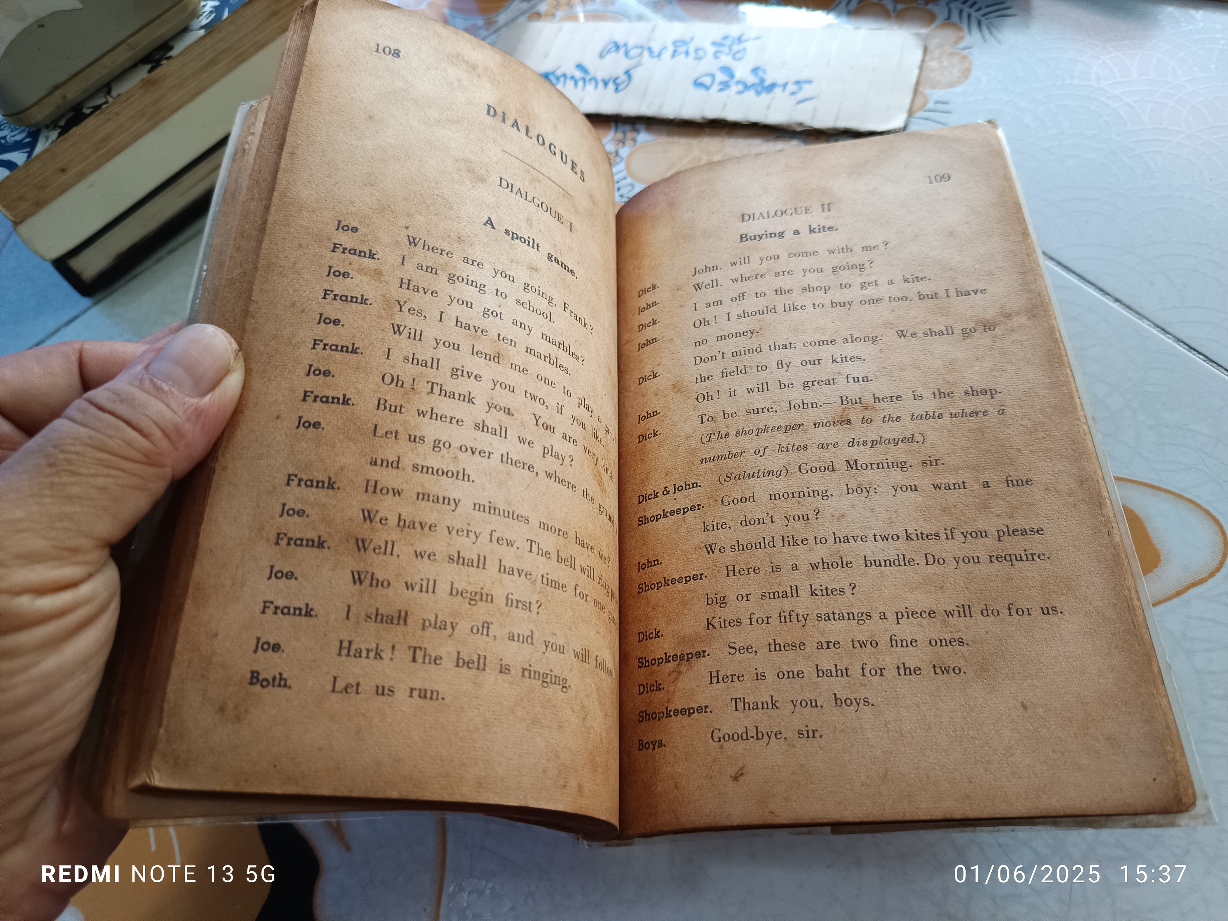 Class - Work in English Book 1 Assumption College , Oriental Avenue , Bangkok 1956 **สินค้าหมด*"