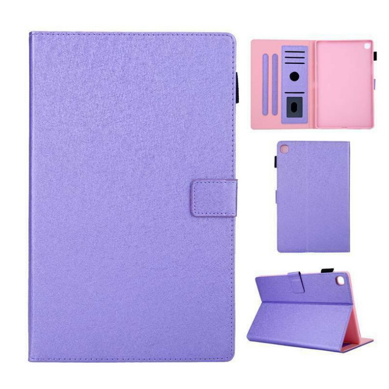 เคส Samsung Galaxy Tab S5e SM-T720 / T725 #เคสฝาพับหนัง PU มีช่องใส่บัตร Business Style Leather Case with Card Storage