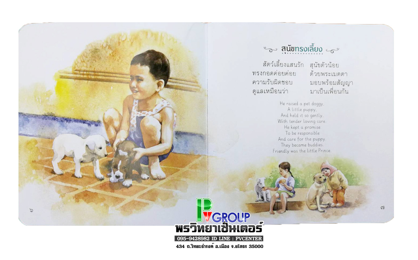 หนังสือสอนเด็ก เล่นแบบในหลวง