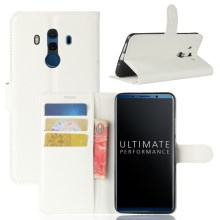 Case Huawei Mate 10 Pro #เคสหนังPUผิวลิ้นจี่ สไตล์กระเป๋าสตางค์ สีสันสวยงามทันสมัย