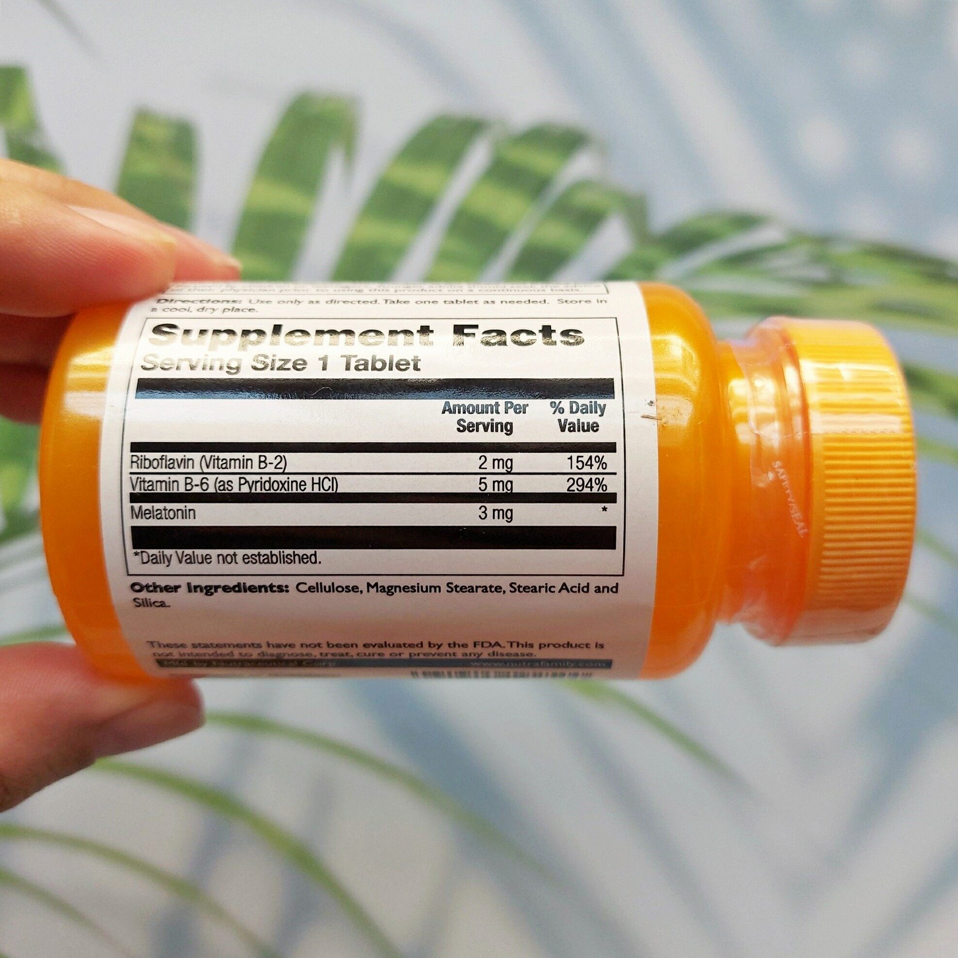 Thompson® Melatonin 3 mg 30 Tablets เมลาโทนิน นอนหลับ หลับสบาย