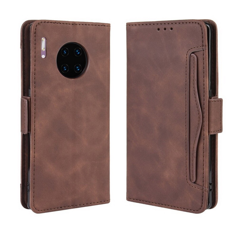 เคส Huawei Mate 30 Pro #เคสฝาพับหนัง PU มีที่เสียบการ์ดหลายช่อง Multiple Card Slots PU Leather Cover