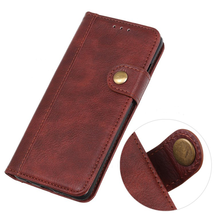 Case Samsung Galaxy A51 #เคสฝาพับแบบกระเป๋าสตางค์ผิวลิ้นจี่ Litchi Skin Design Leather Wallet Case