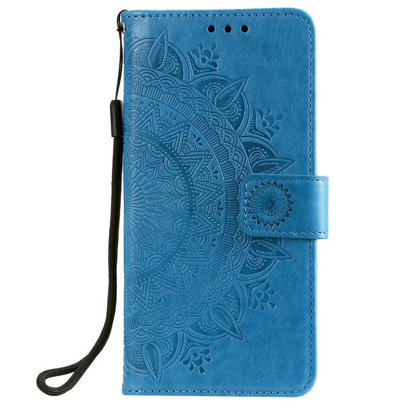Case Xiaomi Mi 11 #เคสฝาพับหนัง PU ปั้มลาย Imprint Mandala Flower