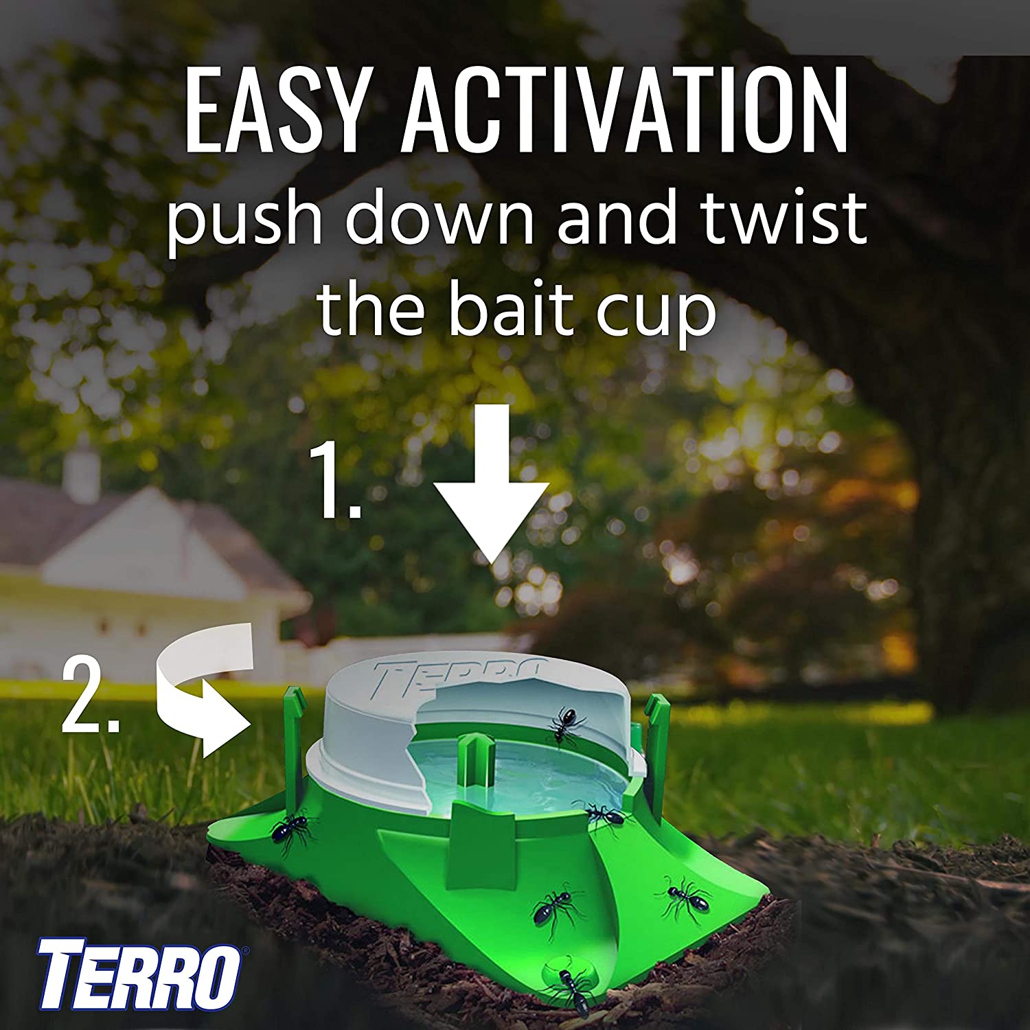 TERRO® T1806-6 Outdoor Liquid Ant Baits 6 Bait Stations ผลิตภัณฑ์กำจัดมด