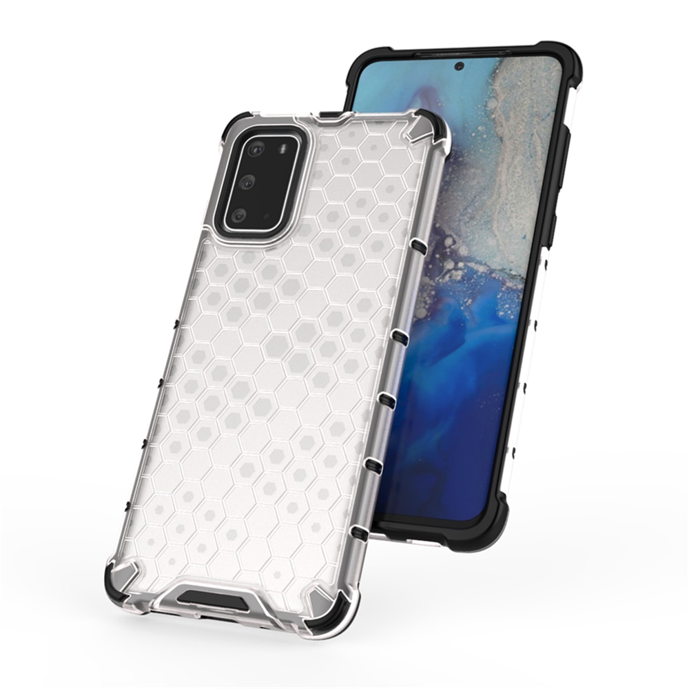 เคส Samsung Galaxy S10 Lite #เคสฝาหลังกันกระแทก Honeycomb Shock Absorber TPU + PC + Silicone Hybrid