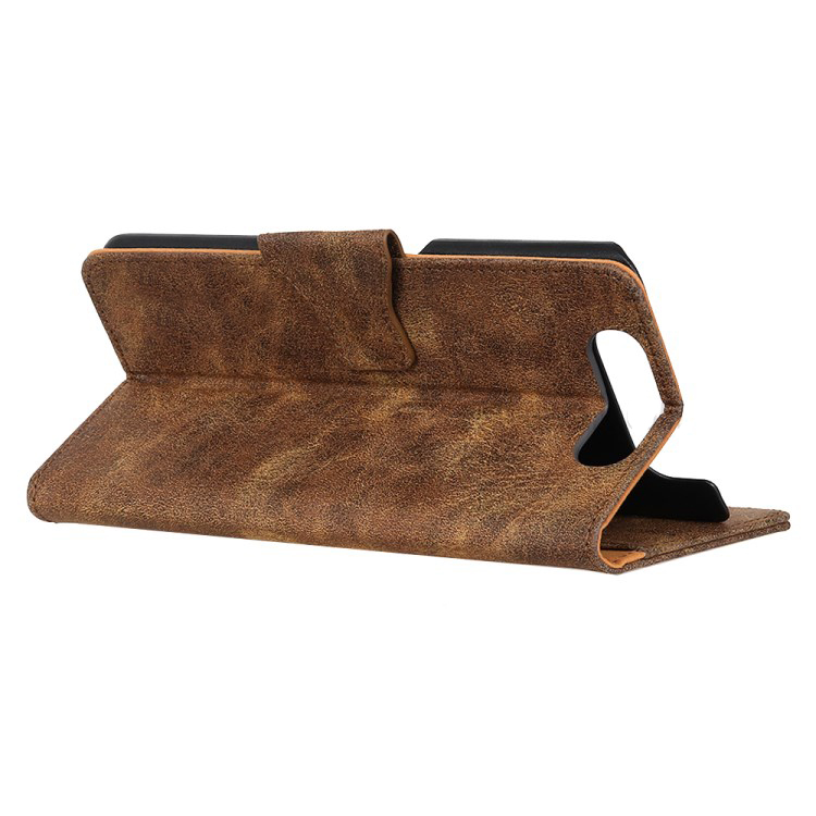 Case Samsung Galaxy A80 #เคสฝาพับแบบกระเป๋าสตางค์สไตล์วินเทจ Vintage Style Wallet Leather