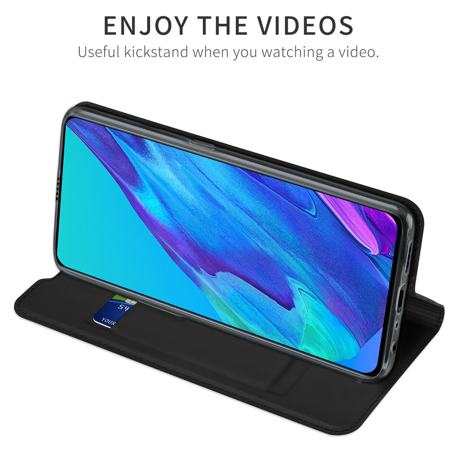 Case Oppo Reno 2 #เคสฝาพับหนัง PU DUX DUCIS Skin Pro Series Auto-absorbed PU Leather คุณภาพดี