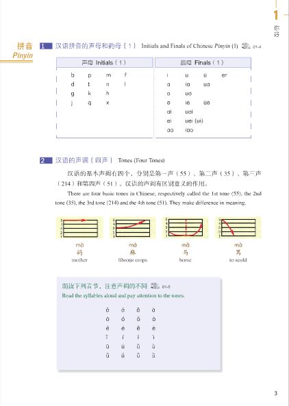 หนังสือเตรียมสอบ HSK Standard Course 1+MP3 HSK标准教程1(含1MP3)HSK Standard Course 1 (with 1MP3)