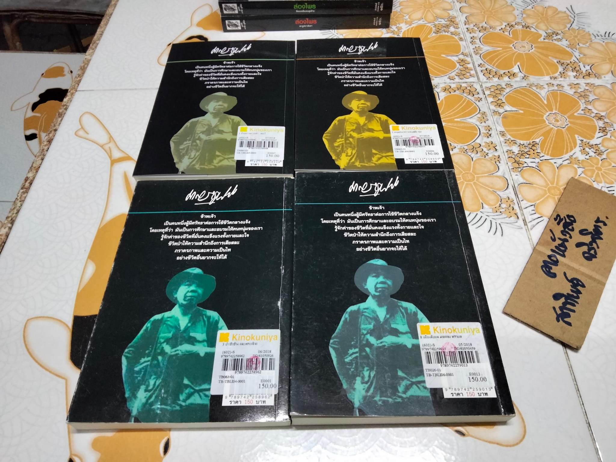 นิยายล่องไพร 8 เล่ม- (ครบชุด คือ 14 เล่ม) + ลูกไพร 1 เล่ม โดย น้อย อินทนนท์ - รวมเป็น 9 เล่ม