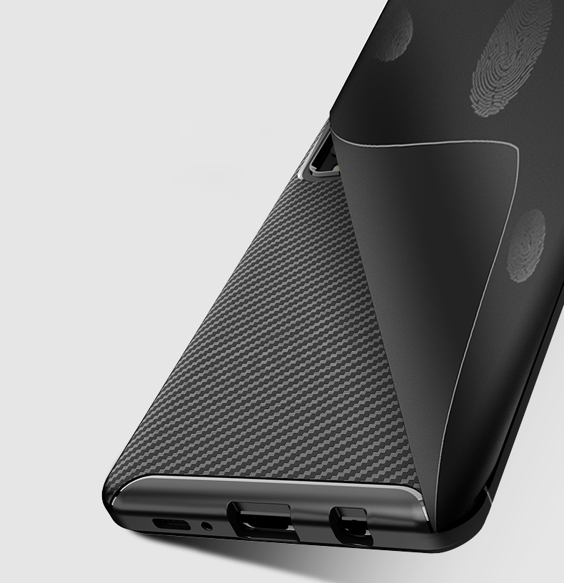 Case Samsung Galaxy A9 (2018) #เคสฝาหลังนิ่ม Carbon Fiber Anti-drop TPU Protection