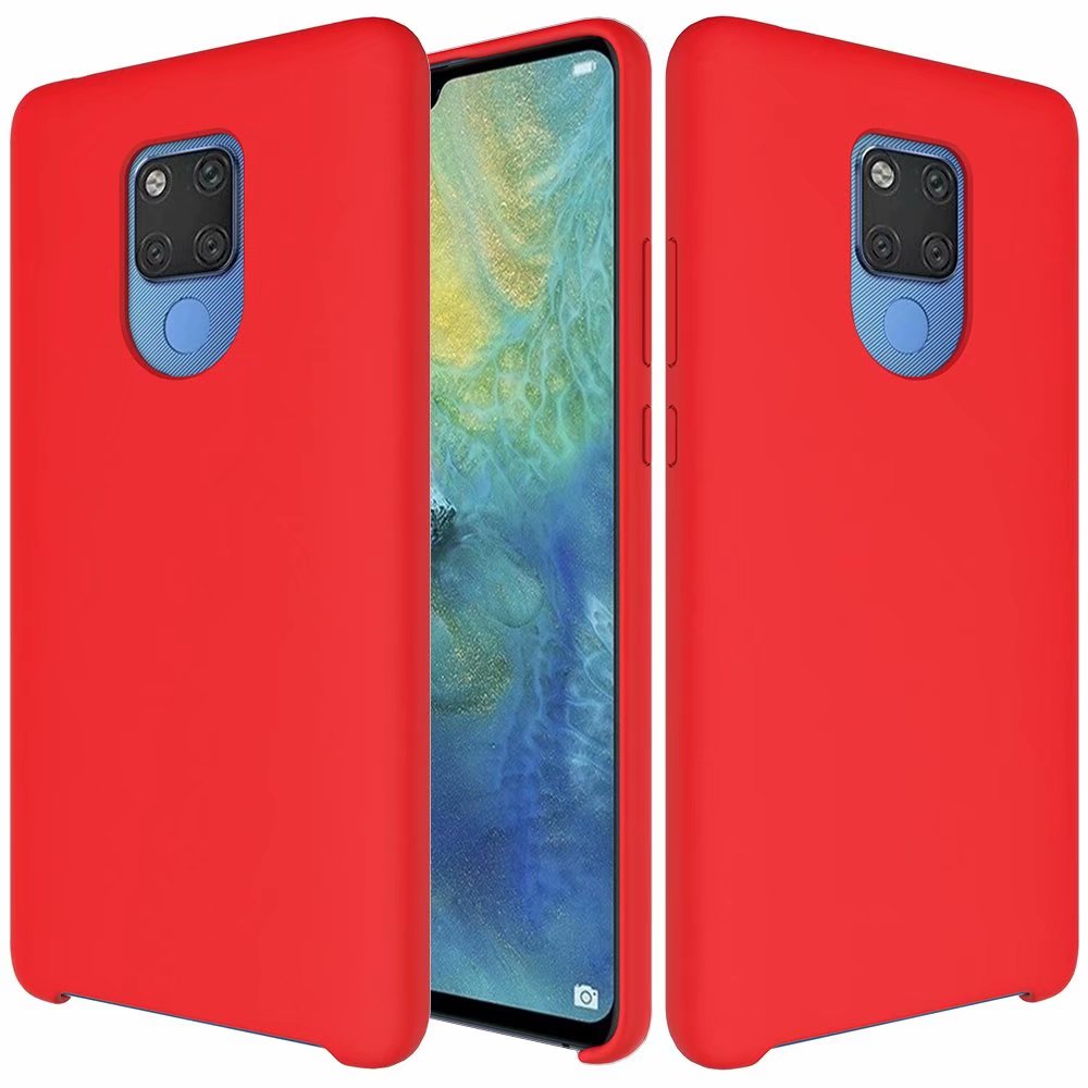 Case Huawei Mate 20 X #เคสฝาหลังซิลิโคนนิ่มคุณภาพดี Liquid Silicone Back Case
