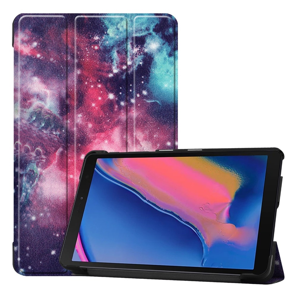 เคส Huawei MediaPad M6 8.4 #เคสฝาพับหนัง PU พิมพ์ลาย Patterned Tri-fold Stand Leather Smart Case