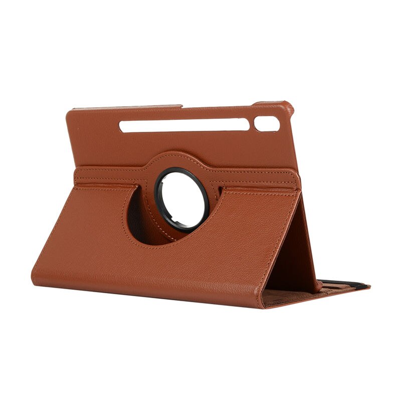 เคส Samsung Galaxy Tab S6 SM-T860 SM-T865 #เคสฝาพับหนังผิวลิ้นจี่ Litchi Grain 360 Degree Rotary