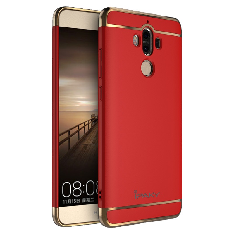 Case Huawei Mate 9 #เคสฝาหลัง IPAKY 3-In-1 Plating PC Cell Phone Case