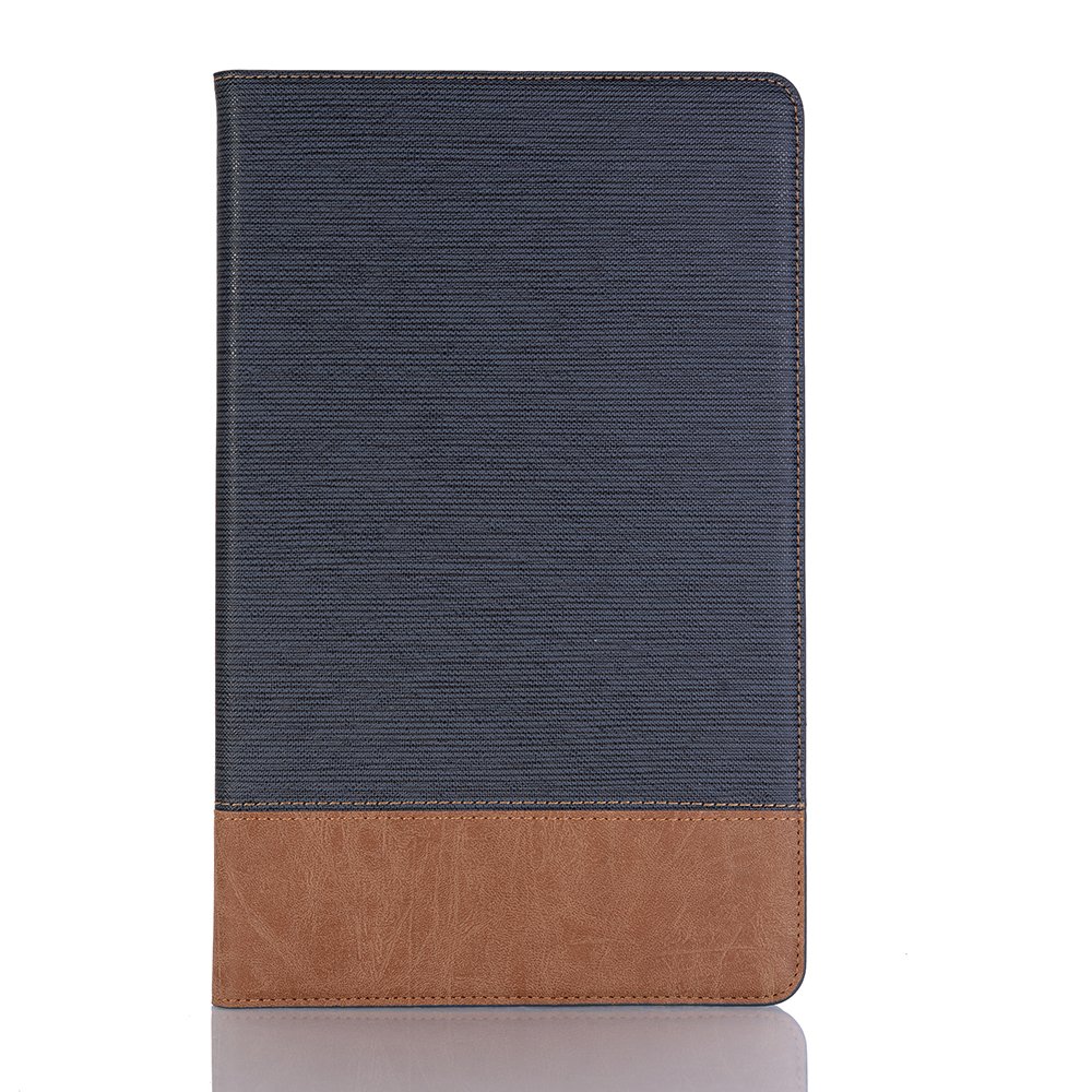 เคส Samsung Galaxy Tab A 10.5 (2018) T590 T595 #เคสฝาพับกระเป๋าสตางค์หนัง PU สมาร์ท 2 สี Bi-color Smart Stripe Leather Wallet