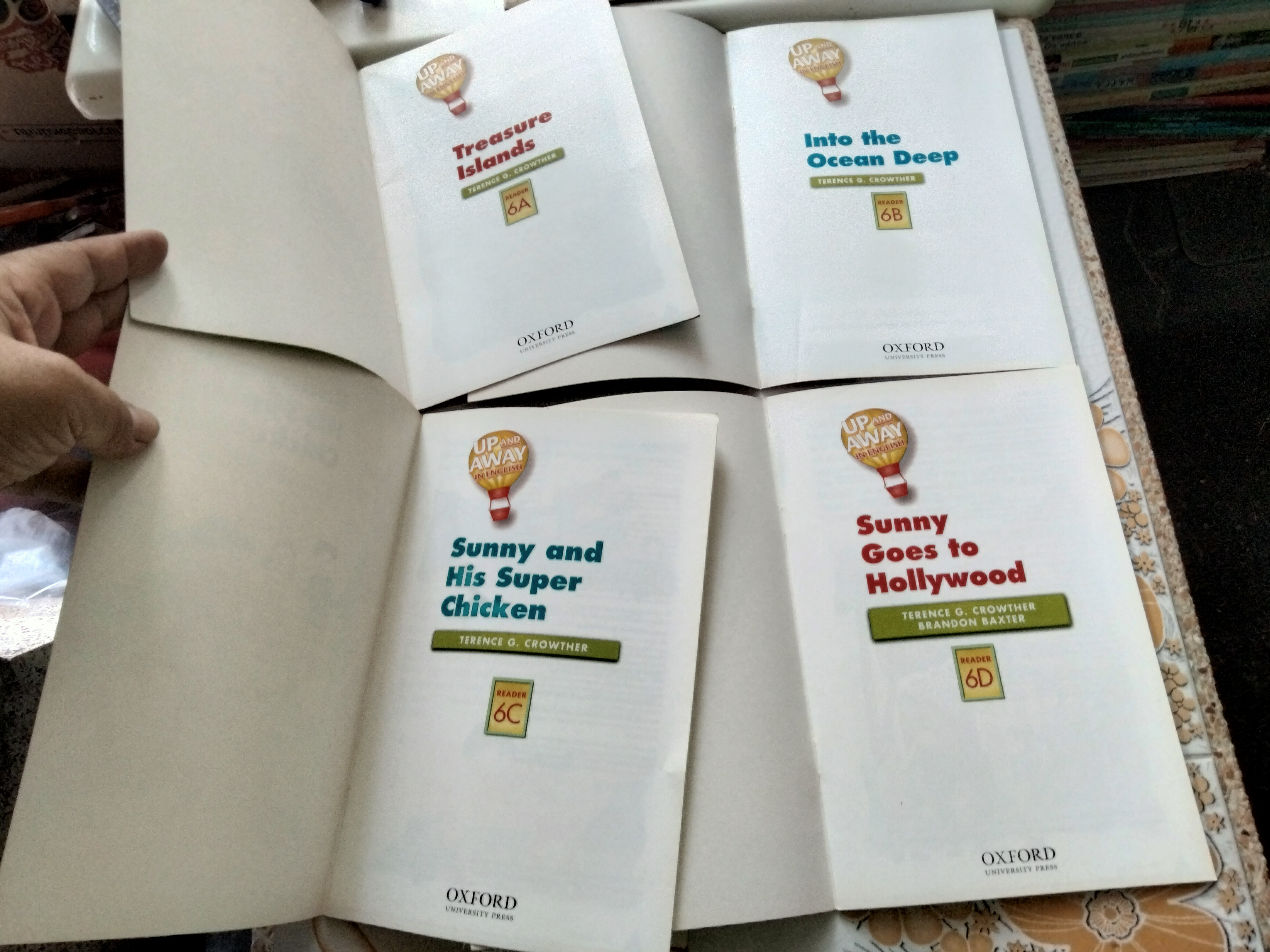 Up and Away Readers - Level 6 by TERENCE G. CROWTHER ENGLISH EDITION..(ขายรวม 4 เล่ม) .