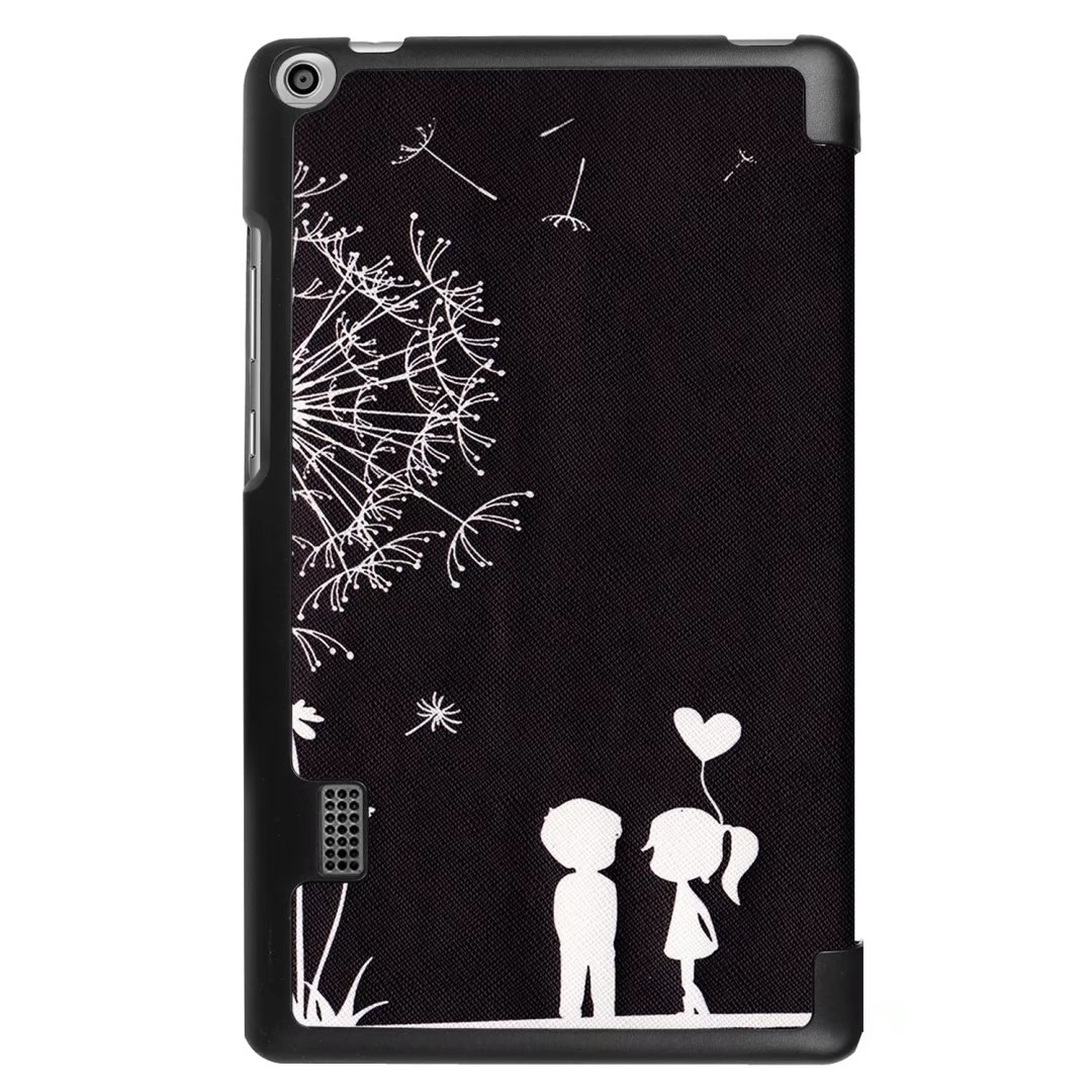 เคส Huawei MediaPad T3 7นิ้ว #เคสฝาพับรูปแบบการพิมพ์ Tri-fold Stand Leather Case ลายน่ารักๆ