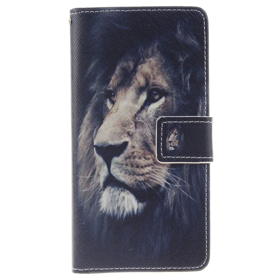 เคส Huawei P10 #เคสฝาพับหนัง PU พิมพ์ลายแบบกระเป๋าสตางค์ ลวดลายทันสมัย