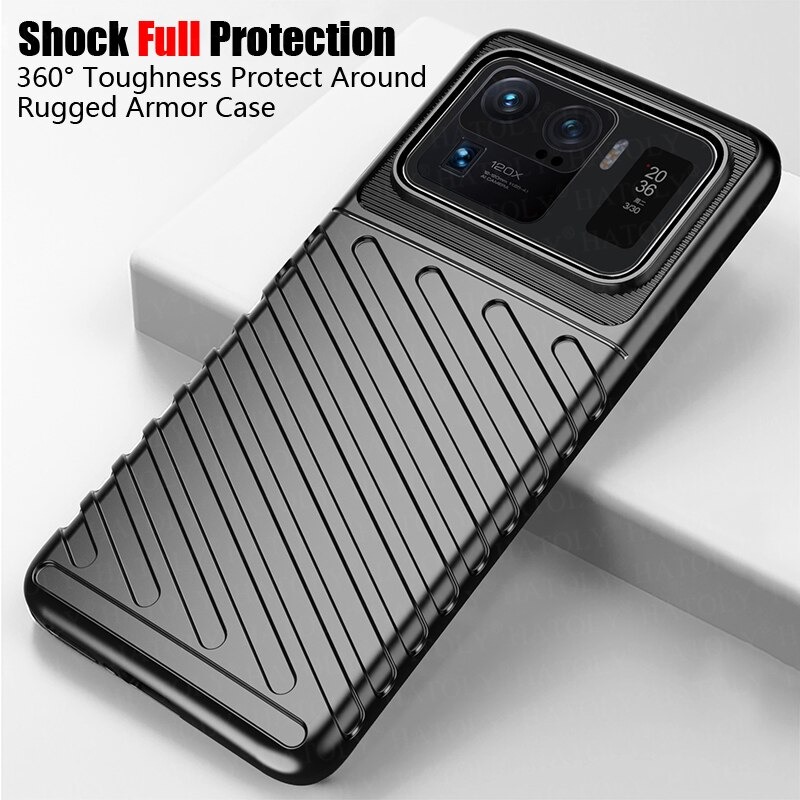Case Xiaomi Mi 11 Ultra #เคสฝาหลัง TPU อ่อน Thunder Series Twill Texture Soft TPU