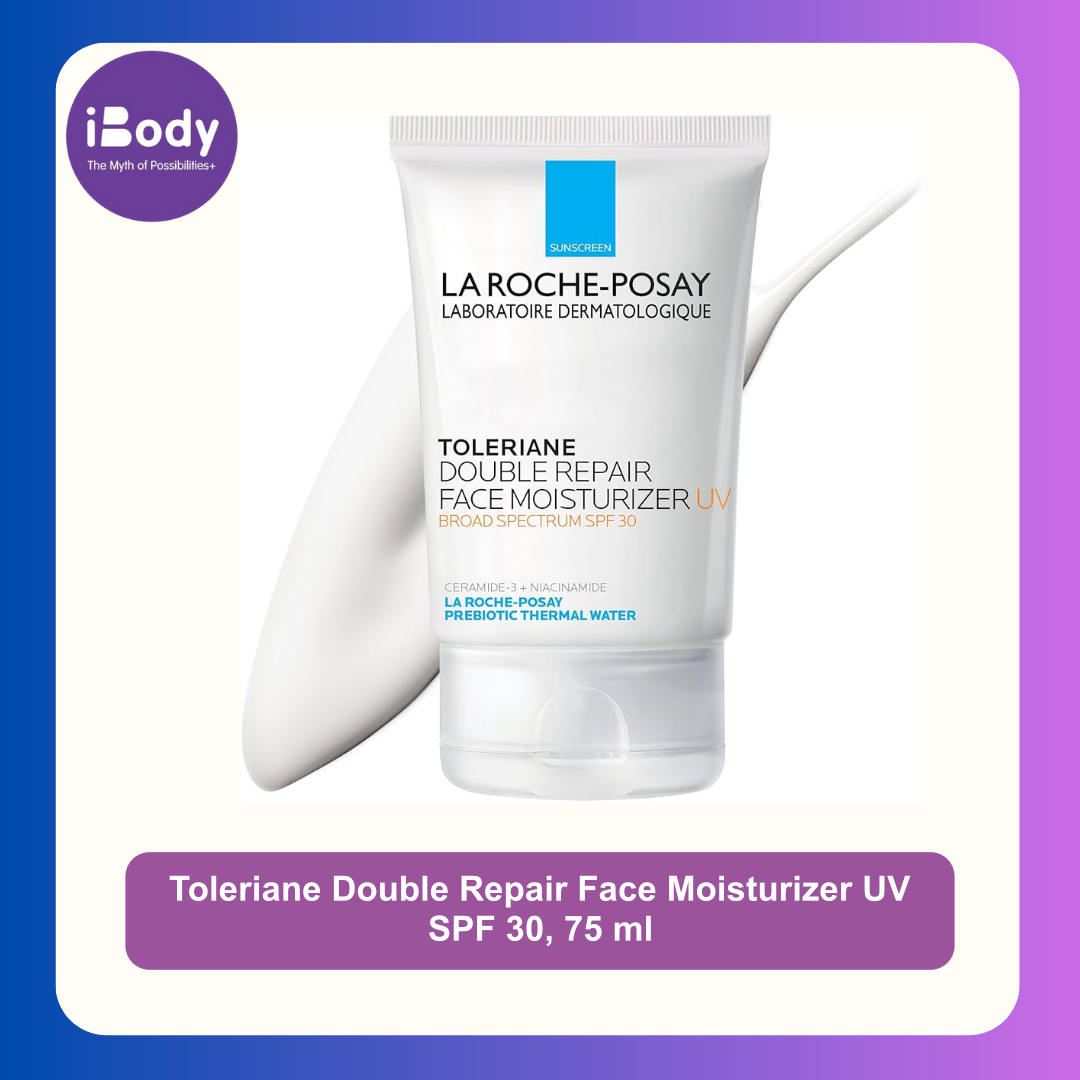 ลาโรช-โพเซย์ มอยส์เจอไรเซอร์ผสมสารป้องกันแดด Toleriane Double Repair Face Moisturizer UV SPF 30, 75 ml (La Roche-Posay®)