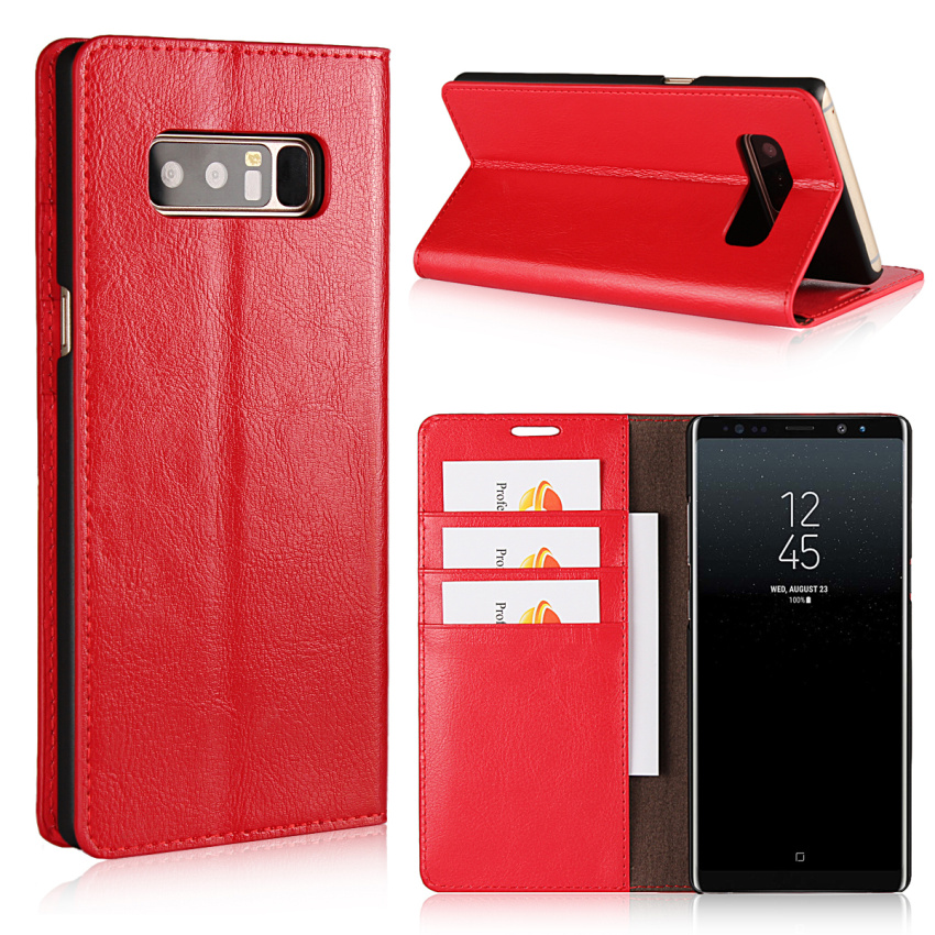 Case Samsung Galaxy Note 8 #เคสฝาพับสไตล์กระเป๋าสตางค์หนังแท้คุณภาพดีราคาเบาๆสบายกระเป๋า