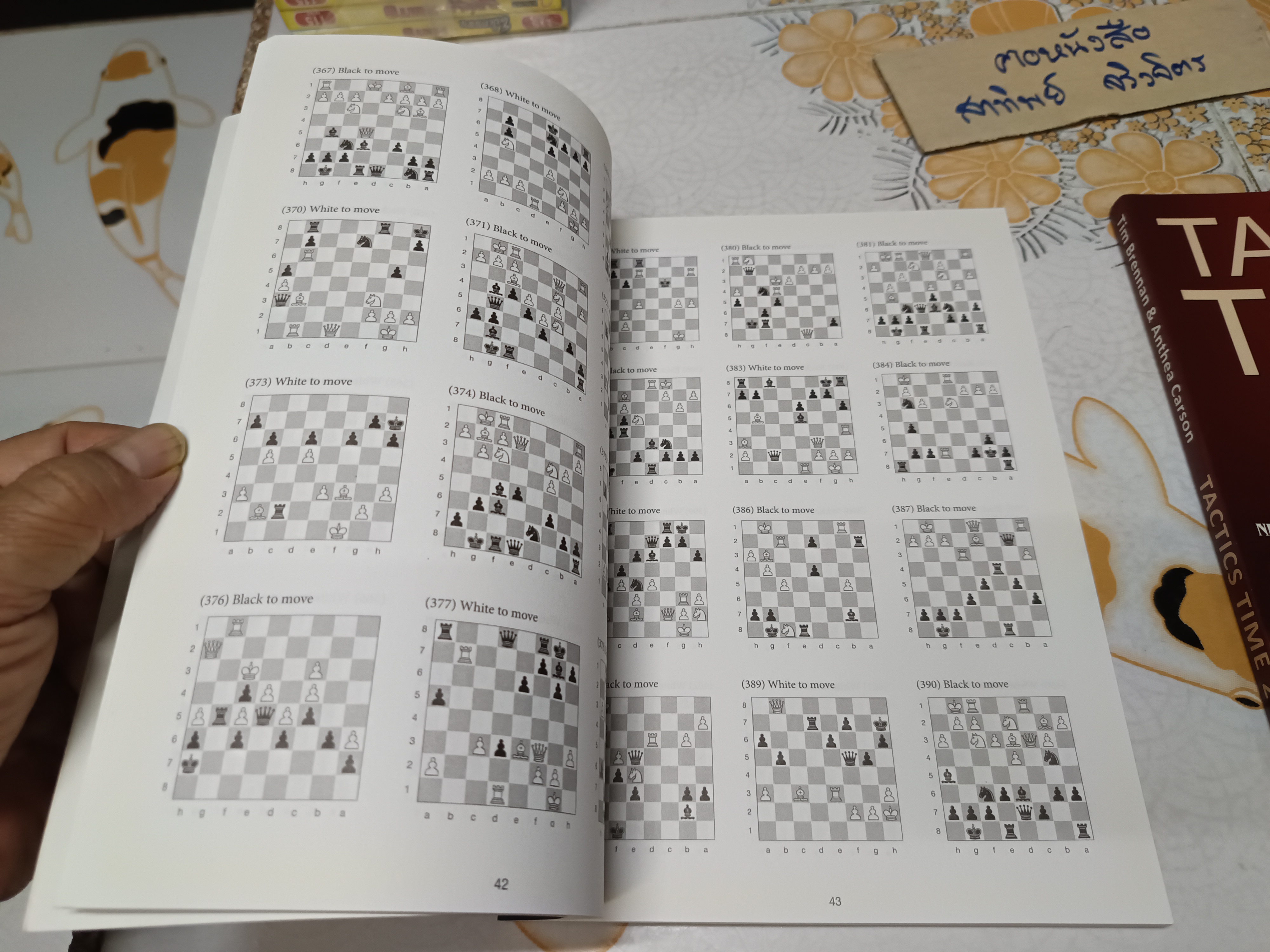 (ขายรวม 2 เล่ม) Tactics Time 1 - 2 by Tim Brennan & Anthea Carson