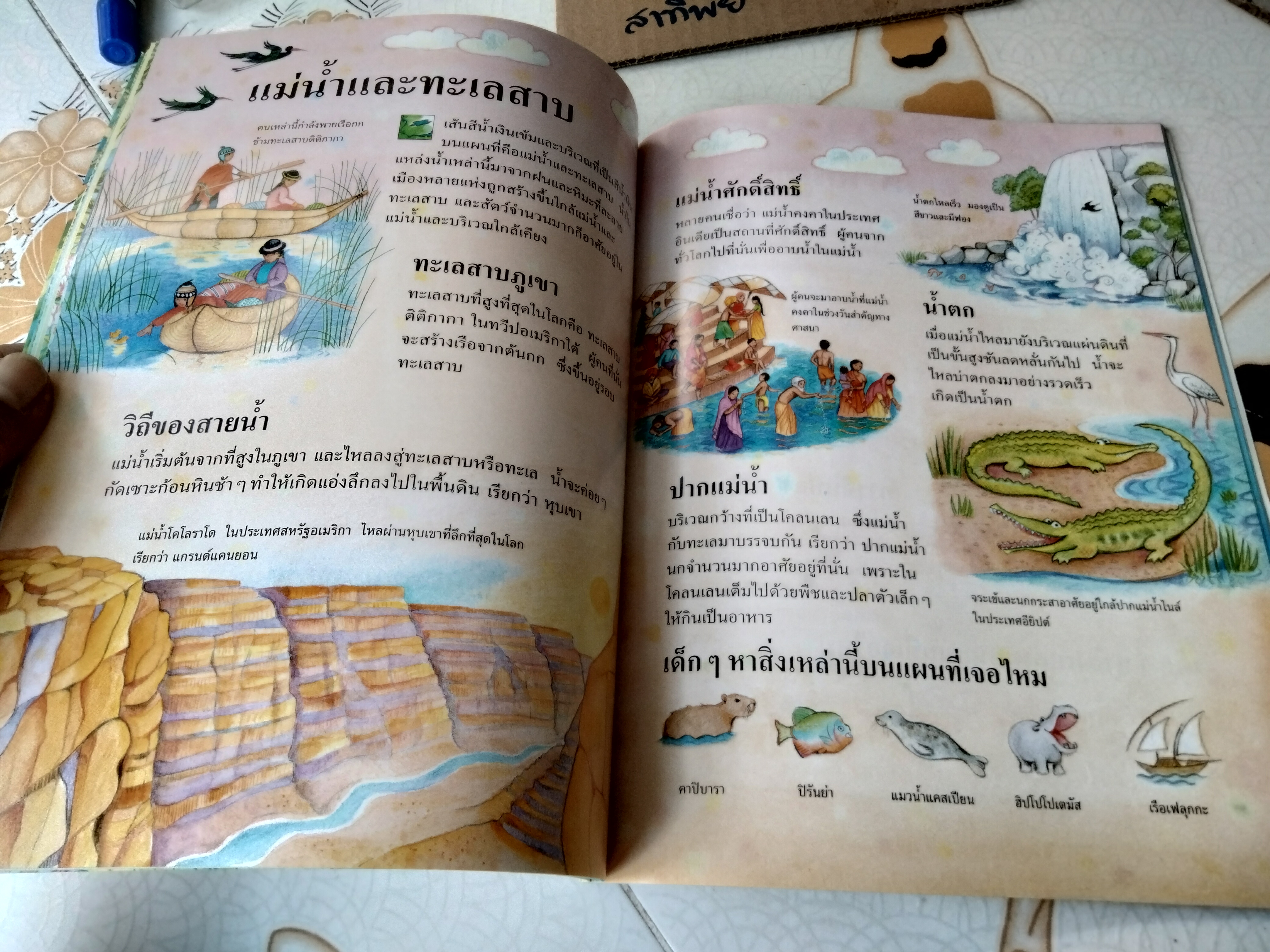 แผนที่โลกสำหรับเด็ก พาหนูน้อยสำรวจโลก Ruth Brocklehurst เขียน - ศุภวัลย์ ตันวรรณรักษ์ แปล **สินค้าหมด**