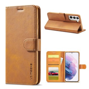 Case Samsung Galaxy S21#เคสฝาพับ LC.IMEEKE หนัง PU แบบกระเป๋าสตางค์