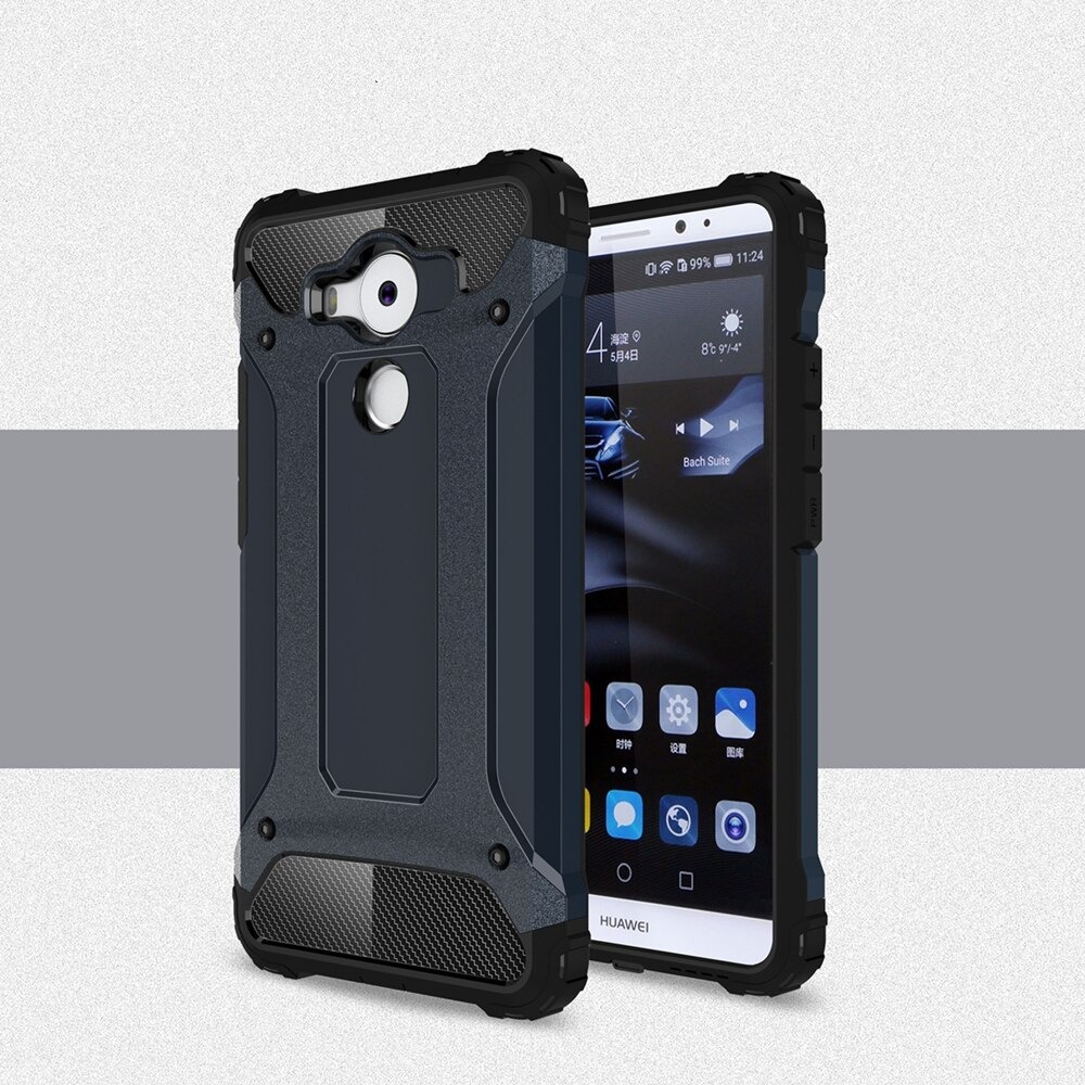 Case Huawei Mate 8 #เคสฝาหลังกันกระแทกไฮบริด พลาสติก+TPU Heavy Duty Rugged Hybrid