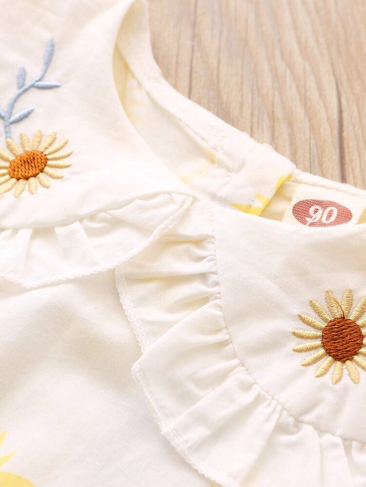 เดรสเด็กลายดอกเดซี่พร้อมกระเป๋า