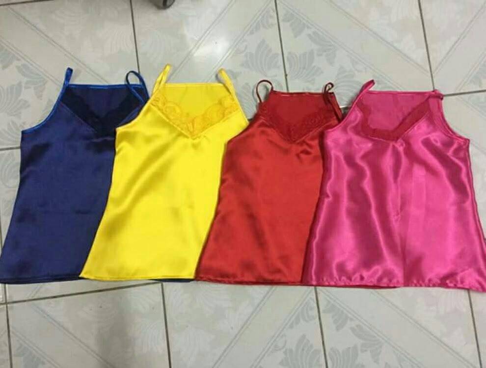 ชุดนอนเดรสสายเดี่ยว เด็กหญิง