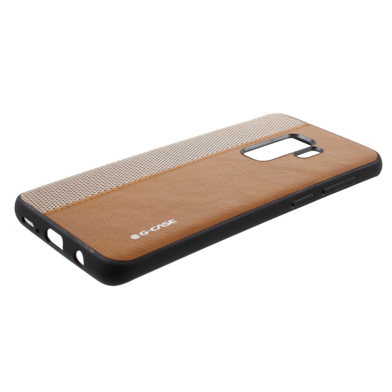 เคส Samsung Galaxy S9 Plus G965 #เคสแบบฝาหลัง G-CASE พลาสติกแข็งเคลือบหนัง PU กับขอบ TPU