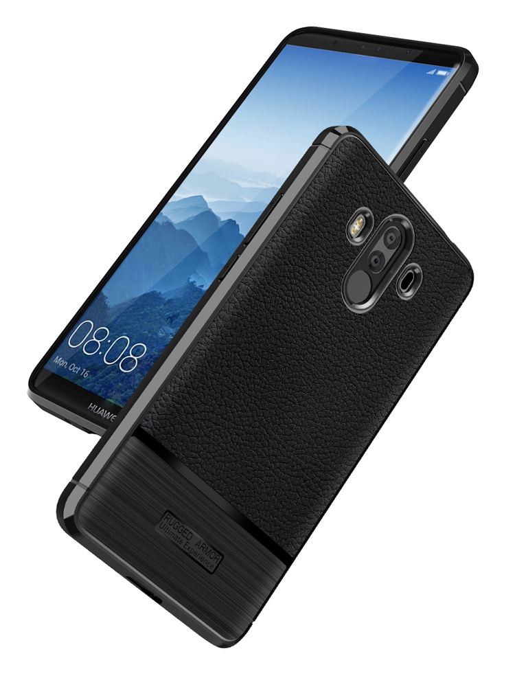 เคส Huawei Mate 10 Pro #เคสฝาหลัง TPU ผิวลิ้นจี่กันลื่นเคสคุณภาพดีราคาเบาๆสบายกระเป๋า
