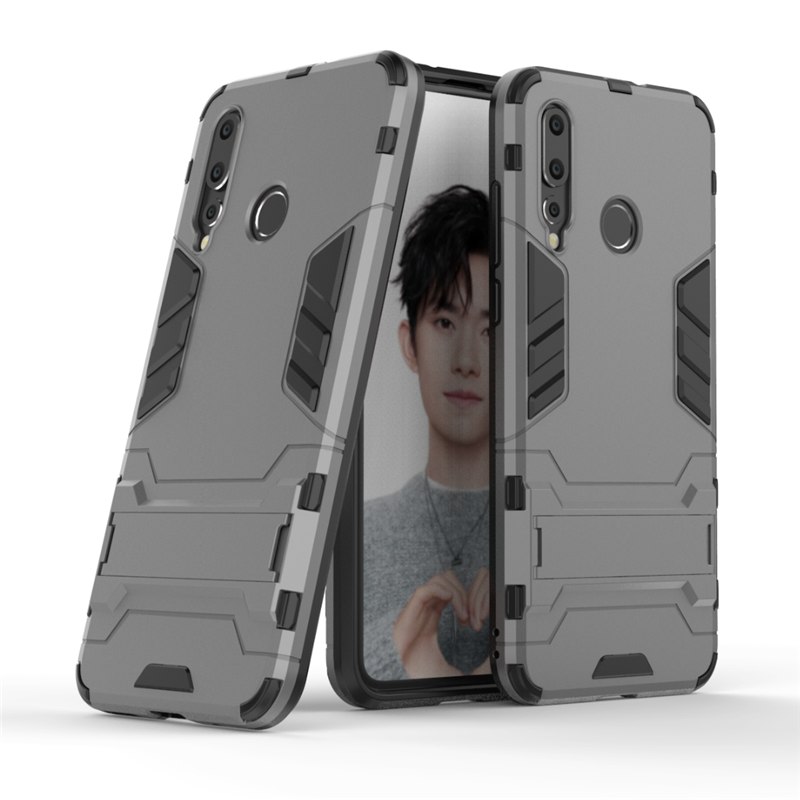 Case Huawei nova 4 #เคสฝาหลังพลาสติก ไฮบริด TPU + Kickstand