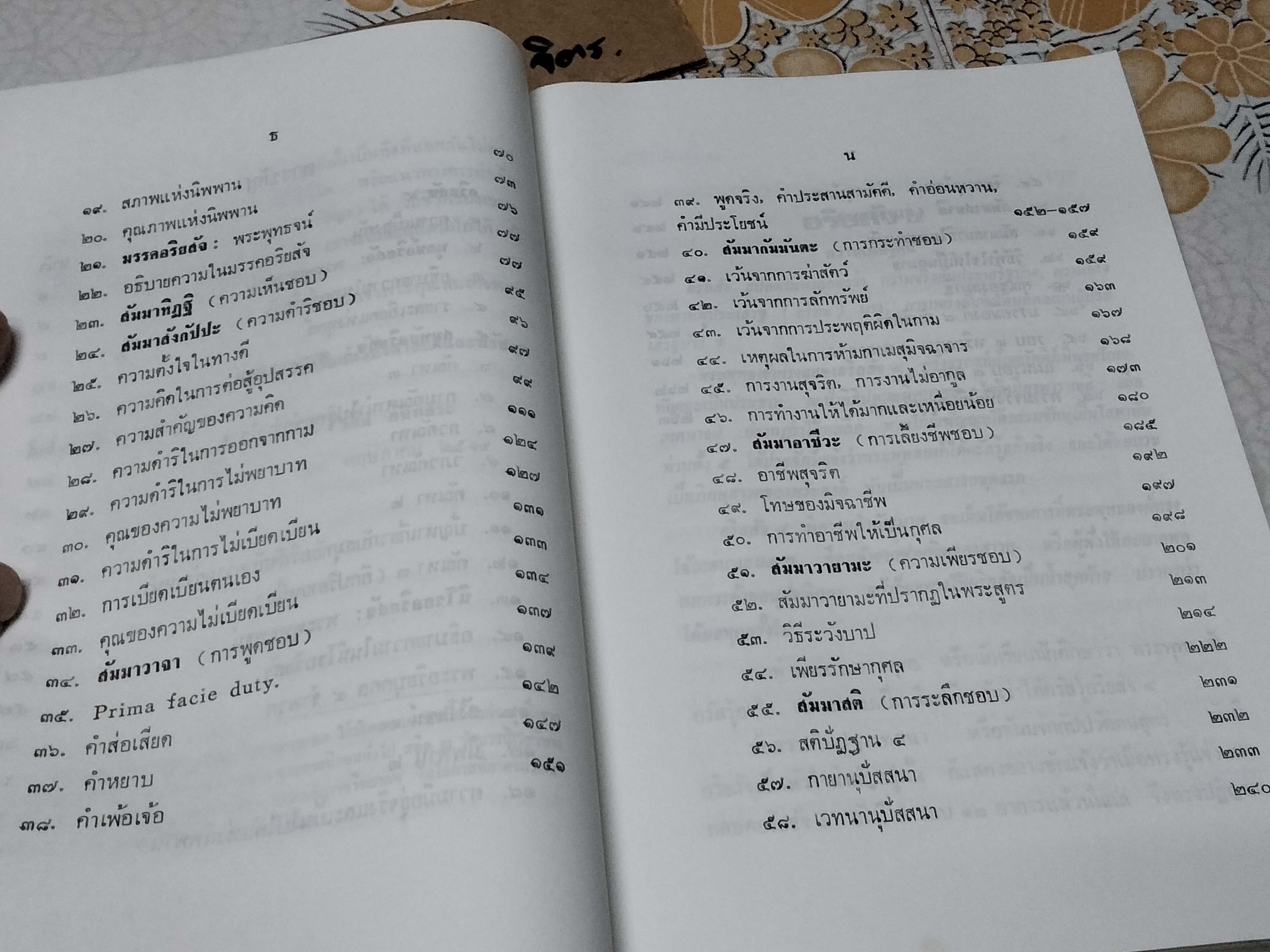 หลักคำสอนสำคัญในพระพุทธศาสนา (พุทธปรัชญาเถรวาท) โดย วศิน อินทสระ พิมพ์ครั้งที่ 5/2540 **สินค้าหมด**