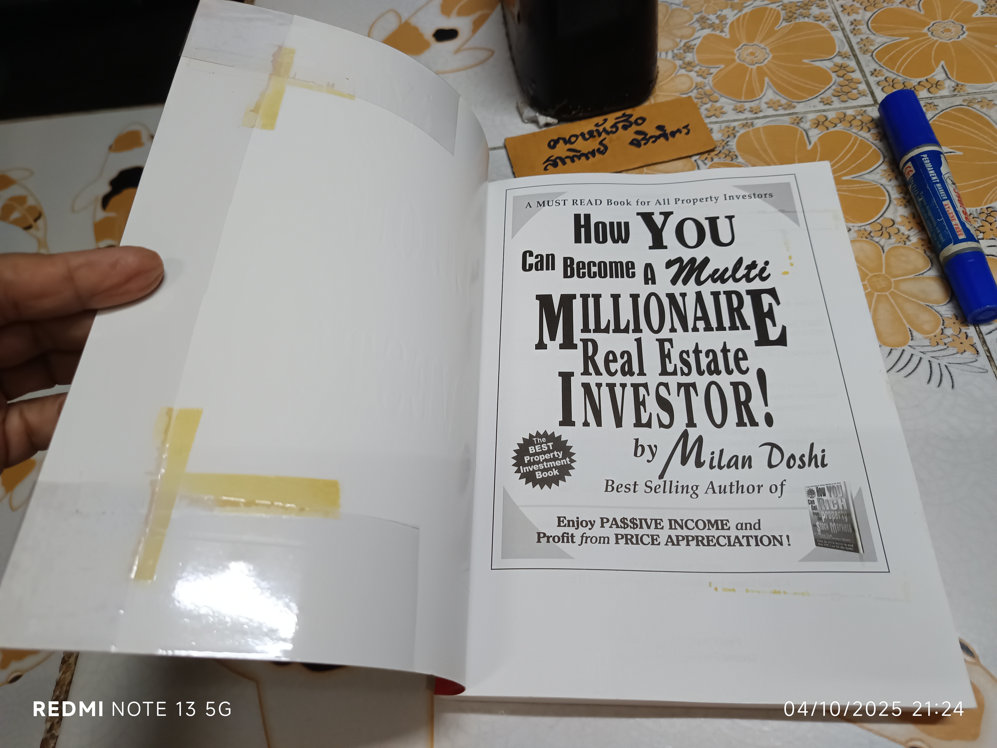 How YOU Can Become A Multi MILLIONAIRE Real Estate INVESTOR!" เขียนโดย Milan Doshi
