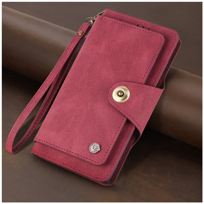เคส iPhone 6/6s #เคสฝาพับหนัง PU แบบกระเป๋าสตางค์มีสายคล้องมือ มีที่เก็บบัตรหลายช่อง Retro Wallet Leather Multi Card slot