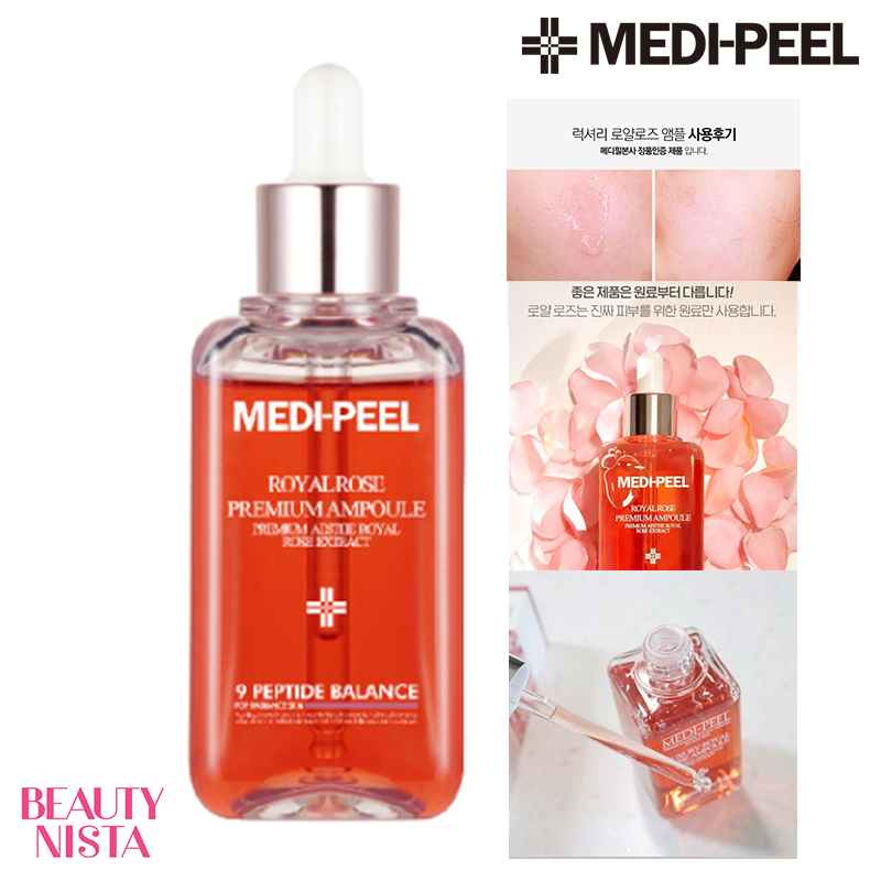 Medi Peel Luxury Royal Rose Premium Ampoule 100ml แอมพูล กุหลาบ ผิวหน้าใส