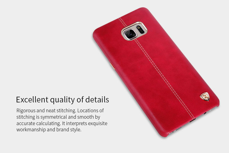 เคส Samsung Galaxy Note FE #เคสฝาหลัง NILLKIN แท้ Englon Series หนังเคลือบพลาสติกแข็งคุณภาพดี