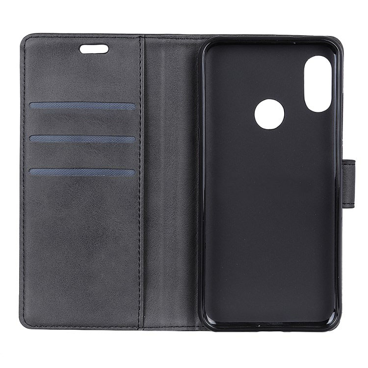 เคส Asus Zenfone Max Pro (M2) ZB631KL #เคสฝาพับหนัง PU สไตล์กระเป๋าสตางค์ Matte PU Leather Wallet