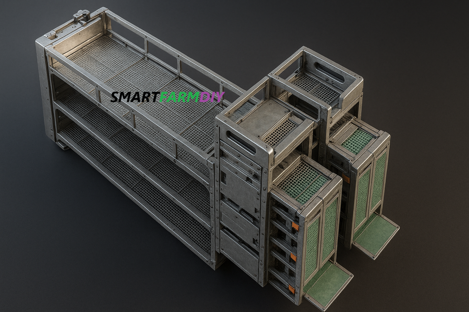 รับออกแบบผังฟาร์มกรงไก่ไข่ Future Farming (AI Generative Farming)