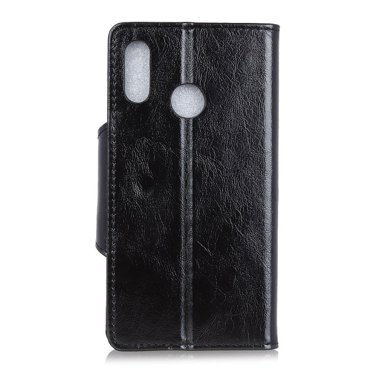 เคส Asus Zenfone Max (M2) ZB633KL #เคสฝาพับแบบกระเป๋าสตางค์หนัง PU Textured PU Leather Wallet
